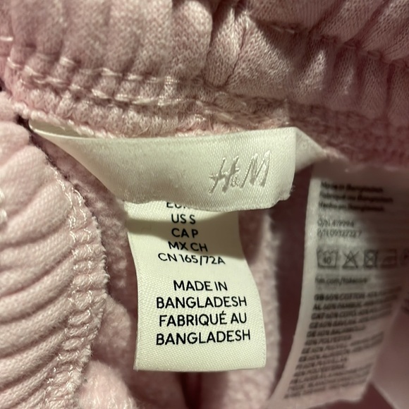 Pink H & M Sweatpants size small - Picture 4 of 5